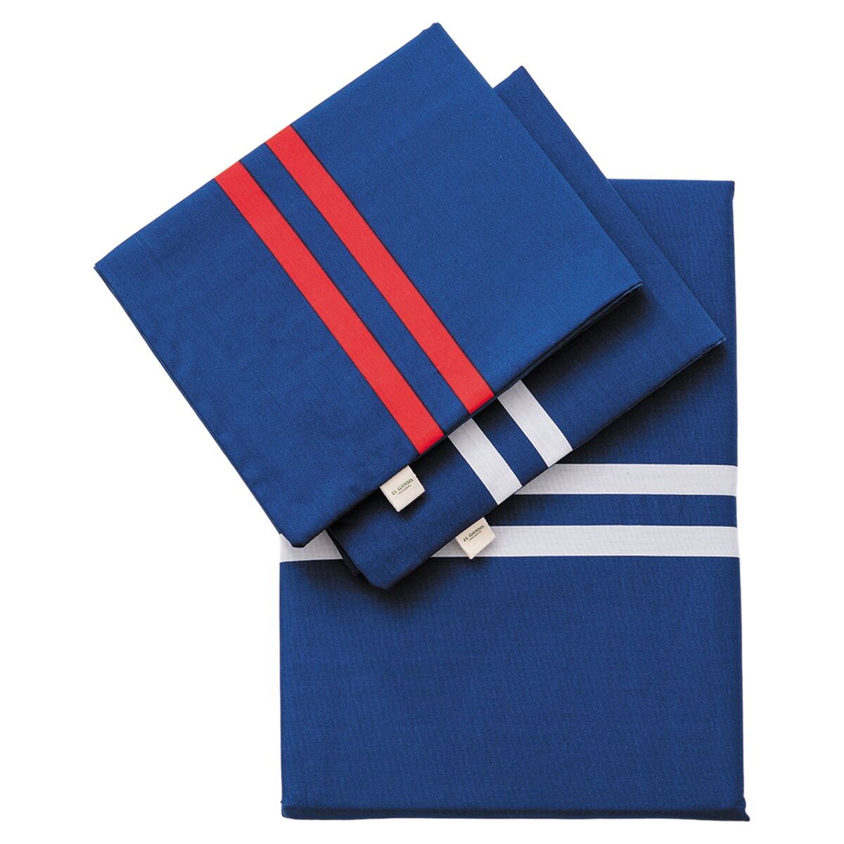 Conjunto de 4 peças azul marinho (capa de edredão king 250x230+30cm + lençol de baixo 200x200+30cm + 2x capa de almofada 50x80cm) 100% algodão 180tc