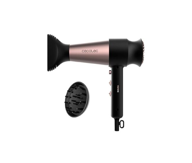 Cecotec secador de cabelo com motor digital, 2000 w, 110000 rpm e tecnologia de iões.