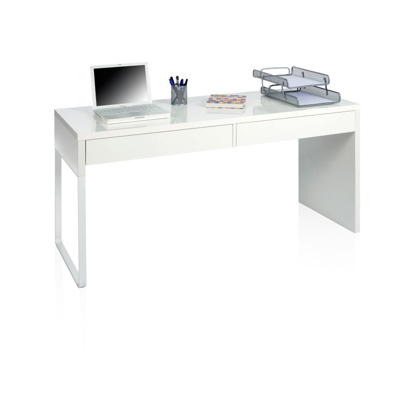 Duehome Mesa De Escrita Roxy Artik White ( Mate) 138 X 75 X 50 Cm Branco