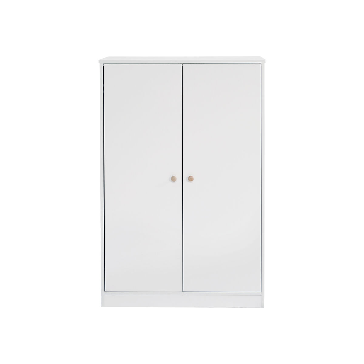 Roupeiro de criança com calha - em md - branco