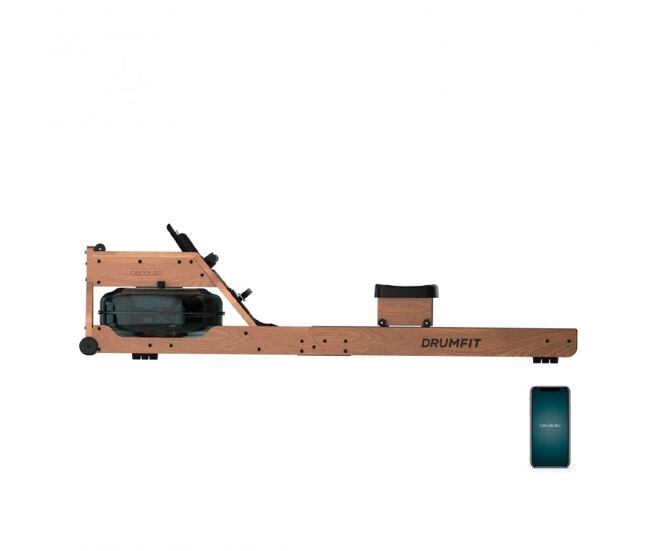 Remos de água drumfit rower 20000 neptuno wood cecotec