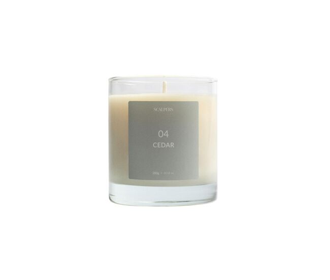 Vela perfumada 300gr scalpers cedro aroma