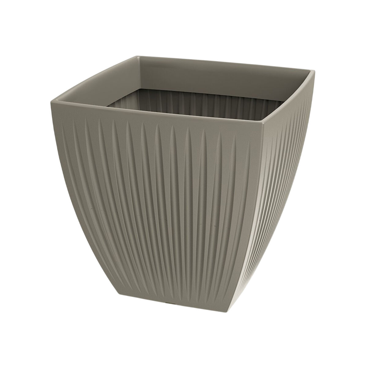 Pote latia quadrado midl ø30x30 mocca