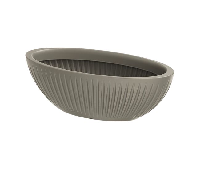 Pote oval latia 58x24x20 mocca