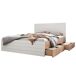 Camas de casal 165x207 Camas de casal 165x207 Natural/ Branco