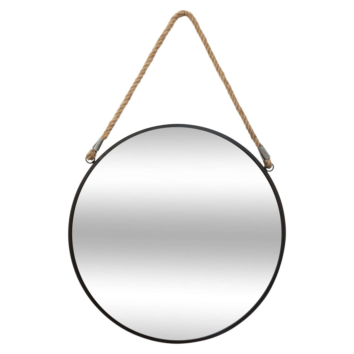 Espelho eden para sala de jantar e sala de estar, estilo moderno, cor preta 55 cm, ideal para decoração de interiores