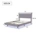 Camas de casal 151x210 Camas de casal 151x210 Cinza