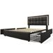 Camas de casal 147x207 Camas de casal 147x207 Preto