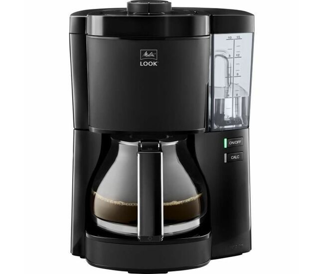 Machine de café de filtro melitta look v basic 1025-02 noir 1,25 l