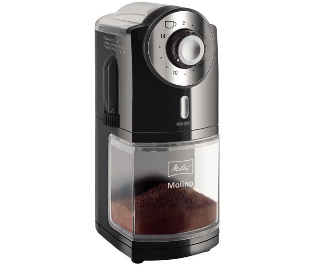 Moulin à café Melitta 1019-02 200 g noir plastique 1000 W 100 W