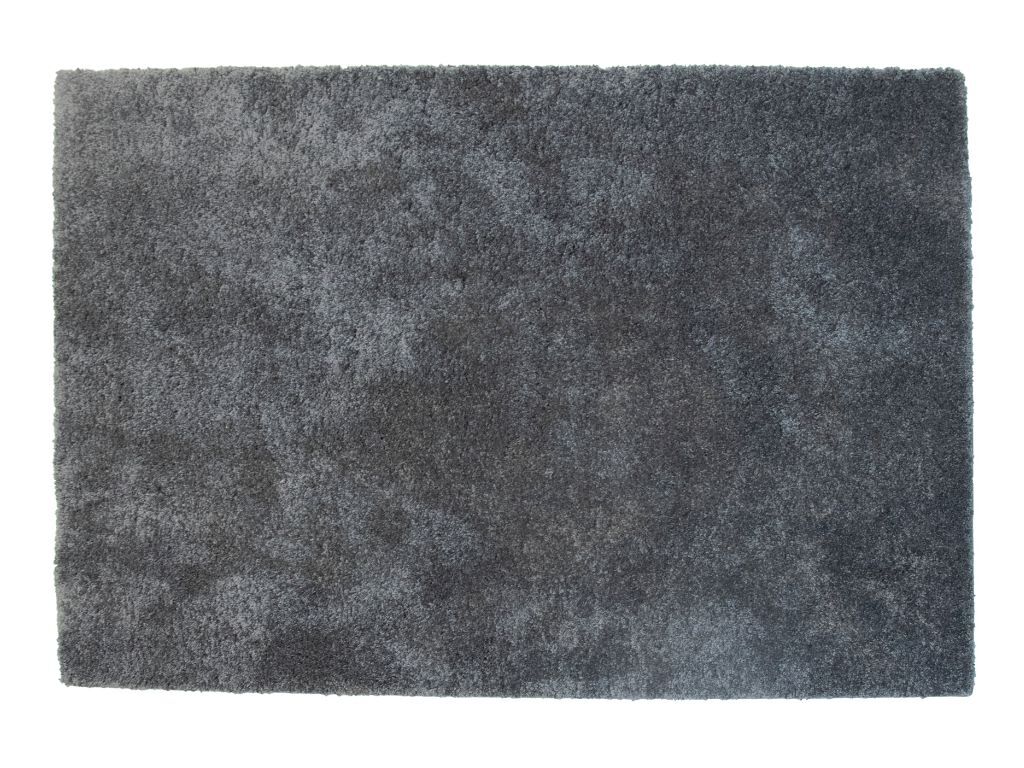 Tapete liso ambihome caracas 01 - cinzento, pelo alto, 115x170cm
