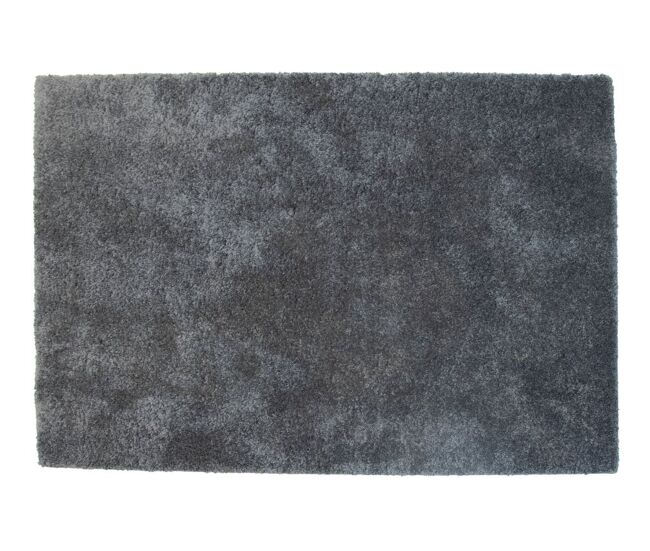 Tapete liso ambihome caracas 01 - cinzento, pelo alto, 115x170cm