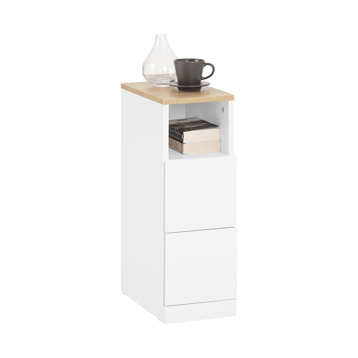 Mesa lateral estreita mesa de cabeceira fbt149-wn sobuy pt
