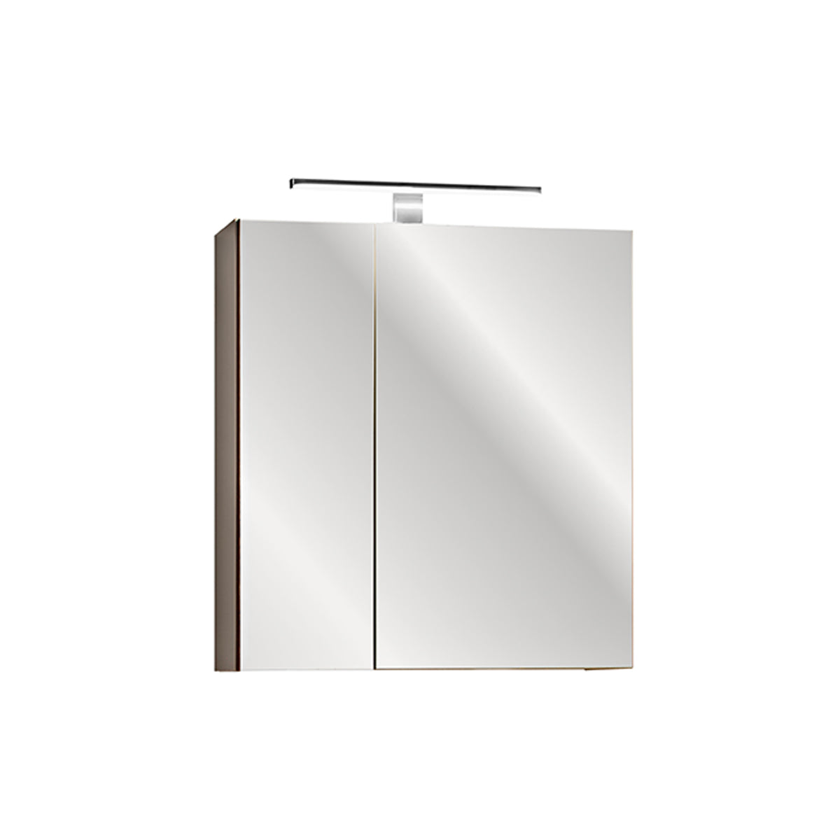 Espelho armário mural 60cm éros taupe