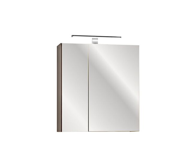 Espelho armário mural 60cm éros taupe