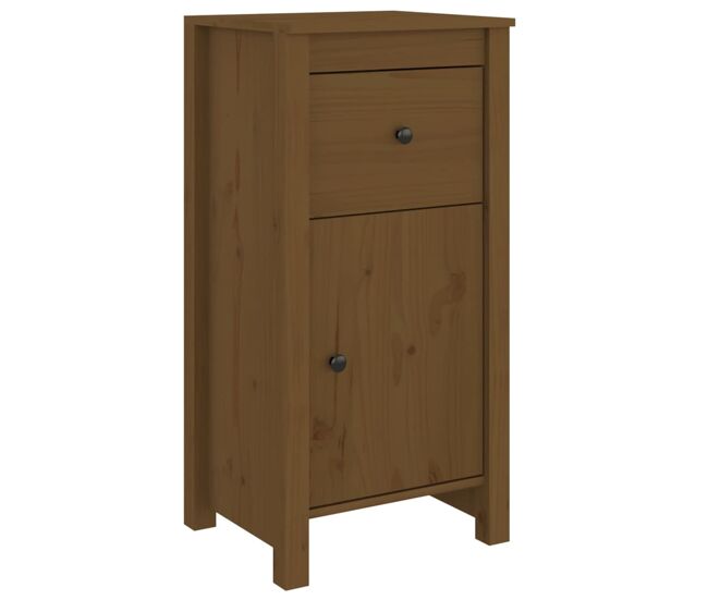 Vidaxl aparadore 40x35x80 cm pinho maciço castanho mel