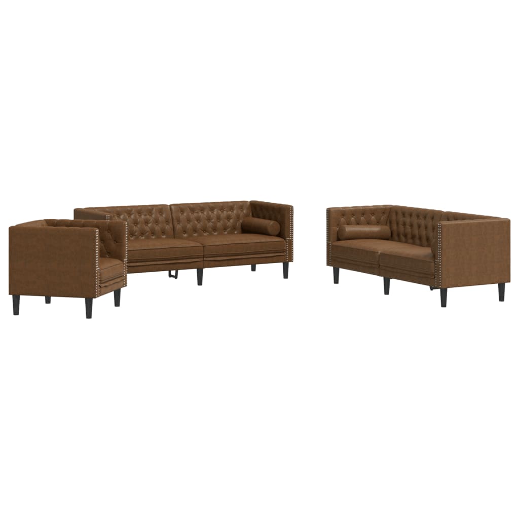 conjunto de sofás chesterfield