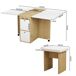 Conjunto de mesas e cadeiras de sala de jantar 120x80 Conjunto de mesas e cadeiras de sala de jantar 120x80 Branco