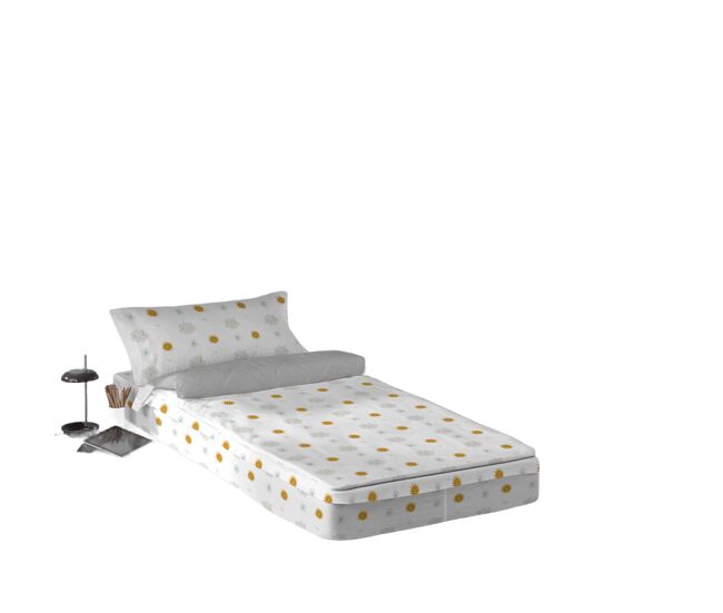 Haciendo el indio - saco nórdico estampado - recheado - extremamente macio - fabricado na espanha - cama 105 - solete