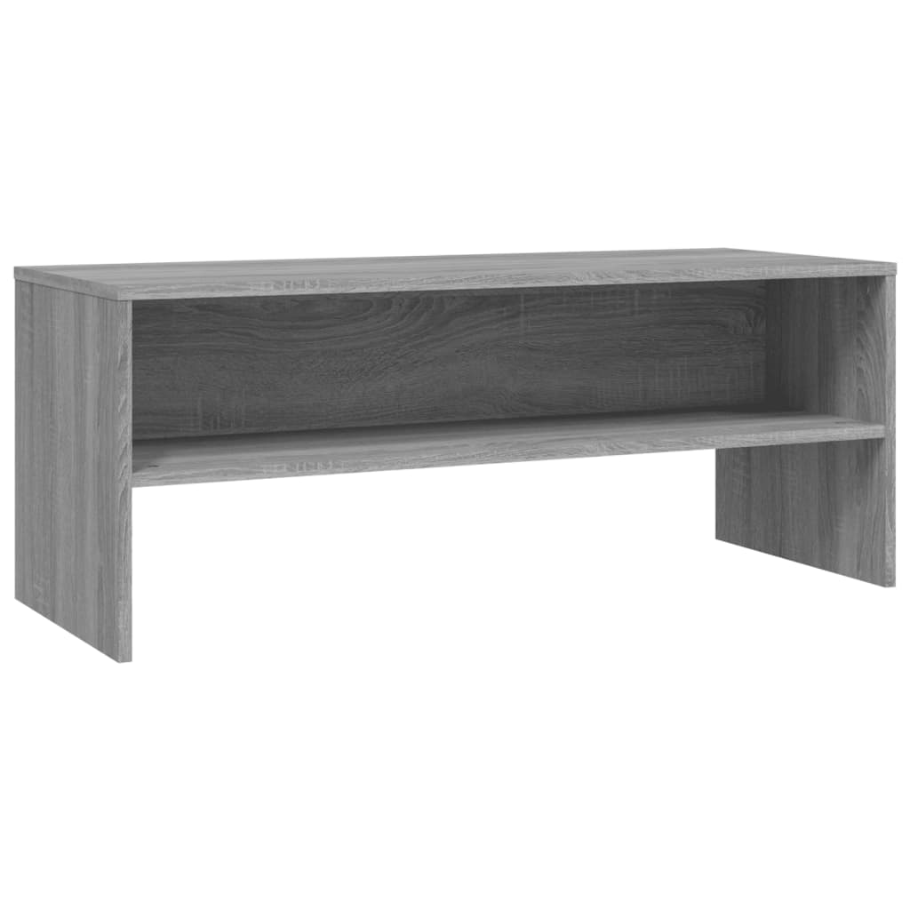 Móvel de tv - modulo de tv - armário de tv 100x40x40 cm derivados de madeira cinzento sonoma