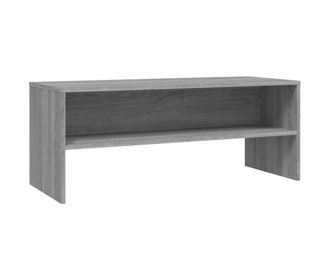 Móvel de tv - modulo de tv - armário de tv 100x40x40 cm derivados de madeira cinzento sonoma