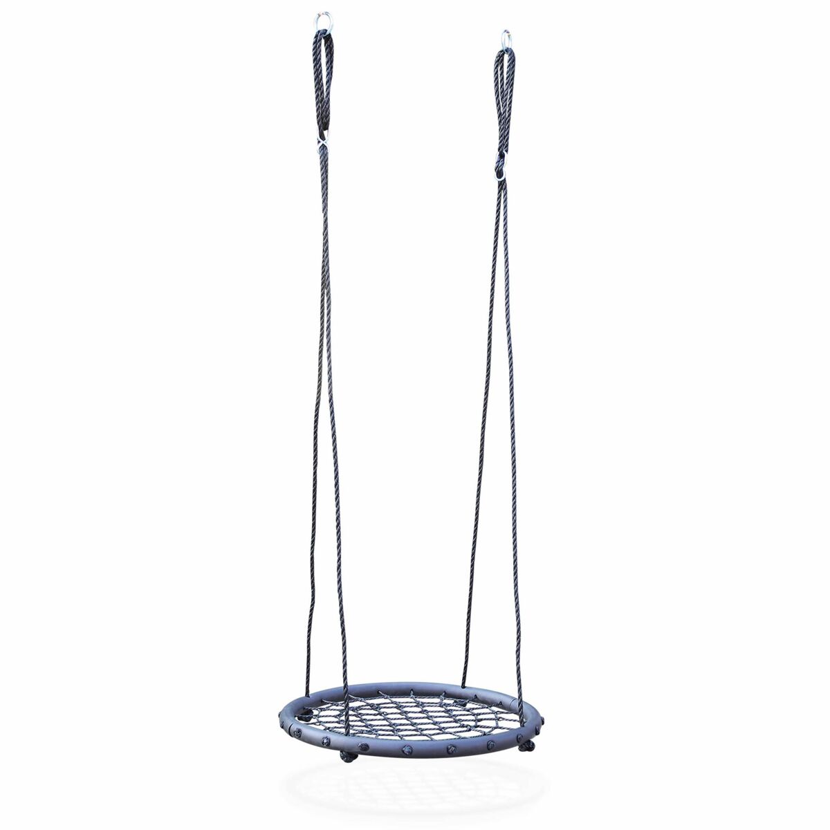 Baloiço de ninho de pássaro para pórtico, 60cm, aquilons, preto, 60x60x180 cm