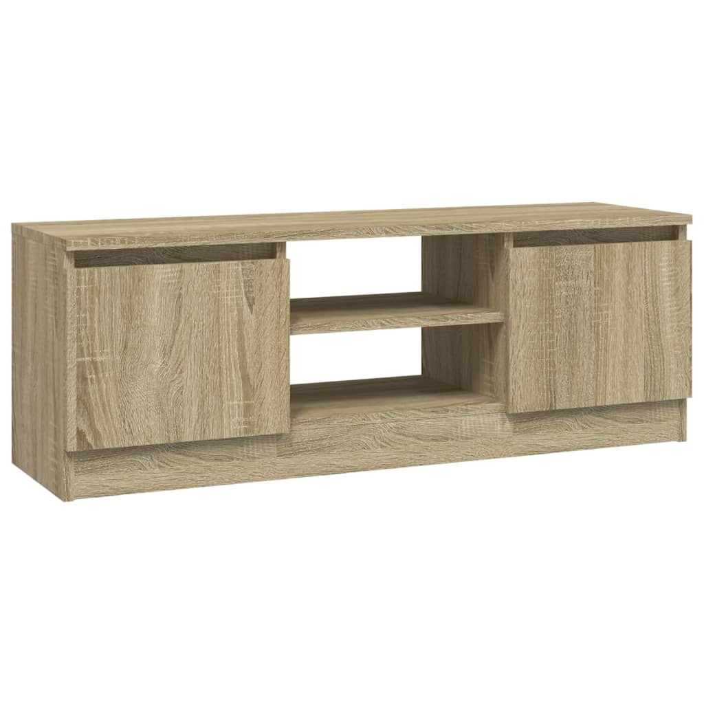 Móvel de tv - modulo de tv - armário de tv com porta 102x30x36 cm carvalho sonoma