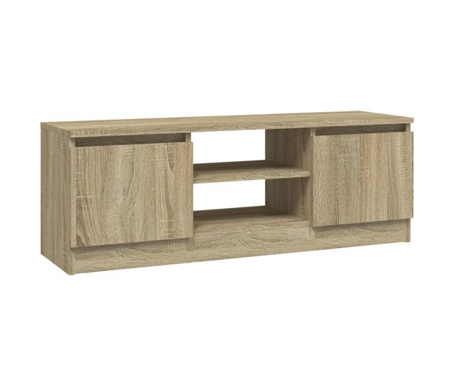 Móvel de tv - modulo de tv - armário de tv com porta 102x30x36 cm carvalho sonoma