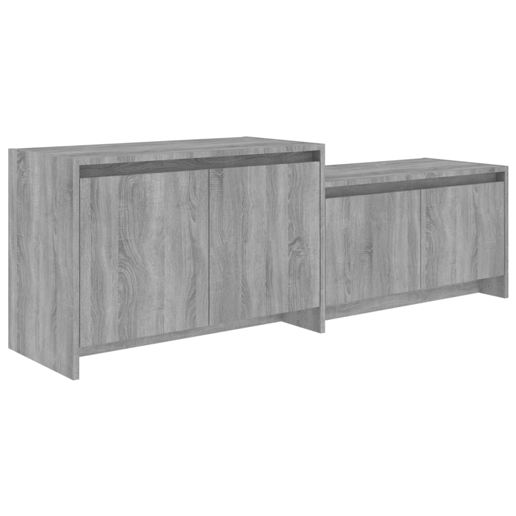 Móvel p/ tv, armário de tv 146,5x35x50 cm derivados de madeira sonoma cinza