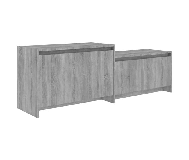 Móvel p/ tv, armário de tv 146,5x35x50 cm derivados de madeira sonoma cinza