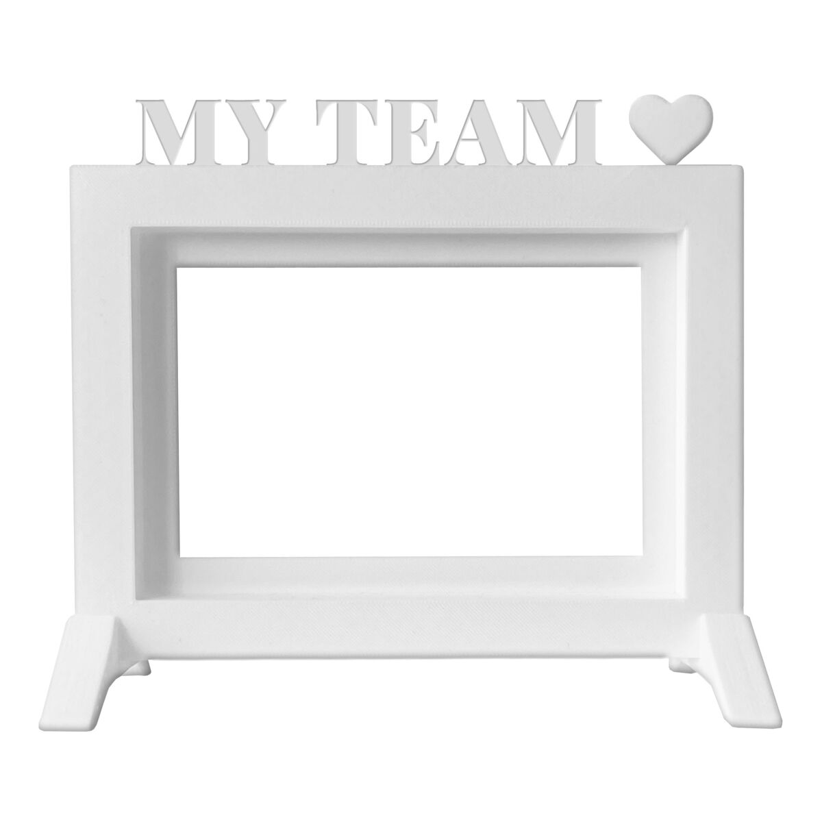 Well home - moldura de mesa ou parede / modelo ''my team''