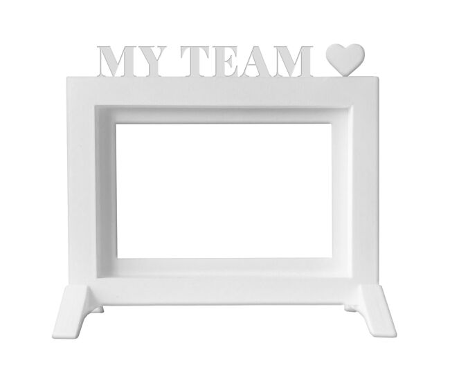 Well home - moldura de mesa ou parede / modelo ''my team''