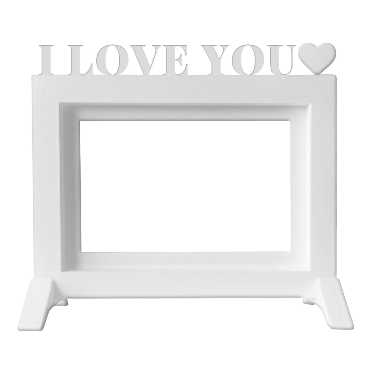 Moldura / modelo de mesa ou parede ''eu te amo''