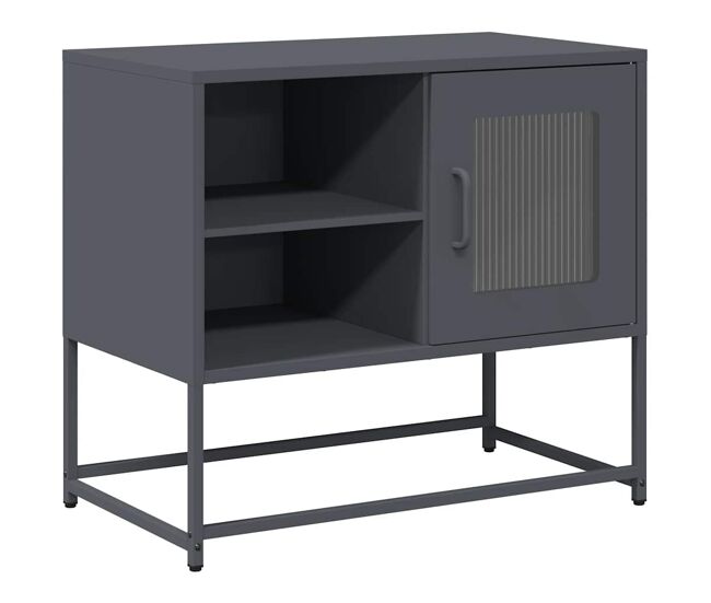 Móvel de tv - modulo de tv - armário de tv 68x39x60,5 cm aço antracite