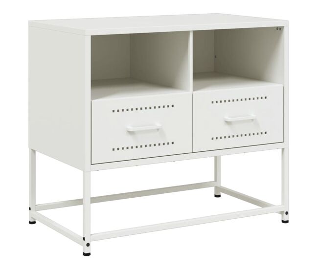 Móvel de tv - modulo de tv - armário de tv 68x39x60,5 cm aço branco