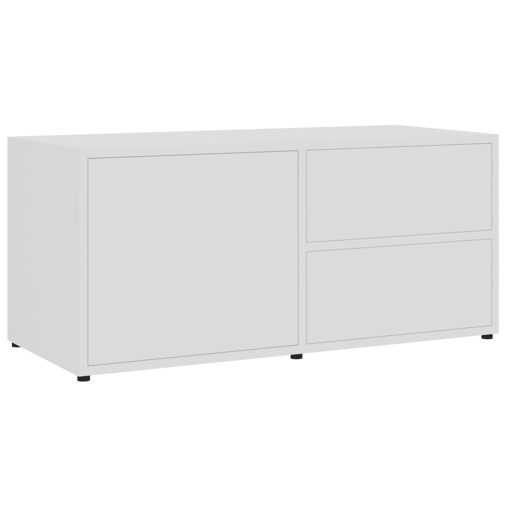 Móvel de tv - modulo de tv - armário de tv 80x34x36 cm derivados de madeira branco