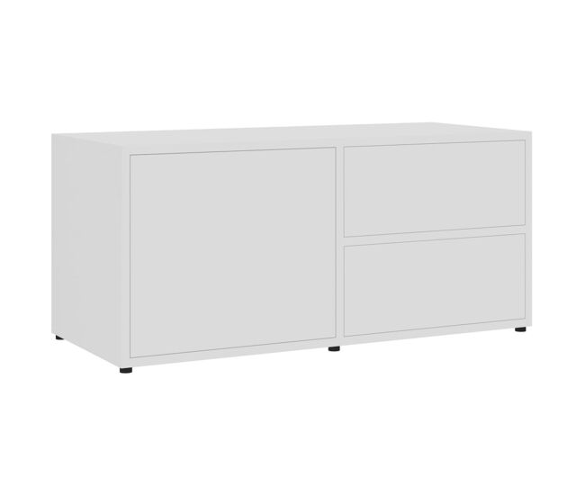 Móvel de tv - modulo de tv - armário de tv 80x34x36 cm derivados de madeira branco