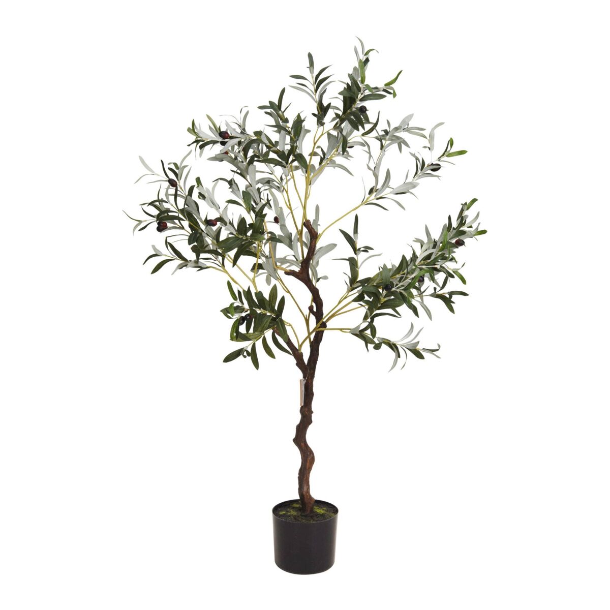 Well home oliveira artificial em vaso preto alt.116cm