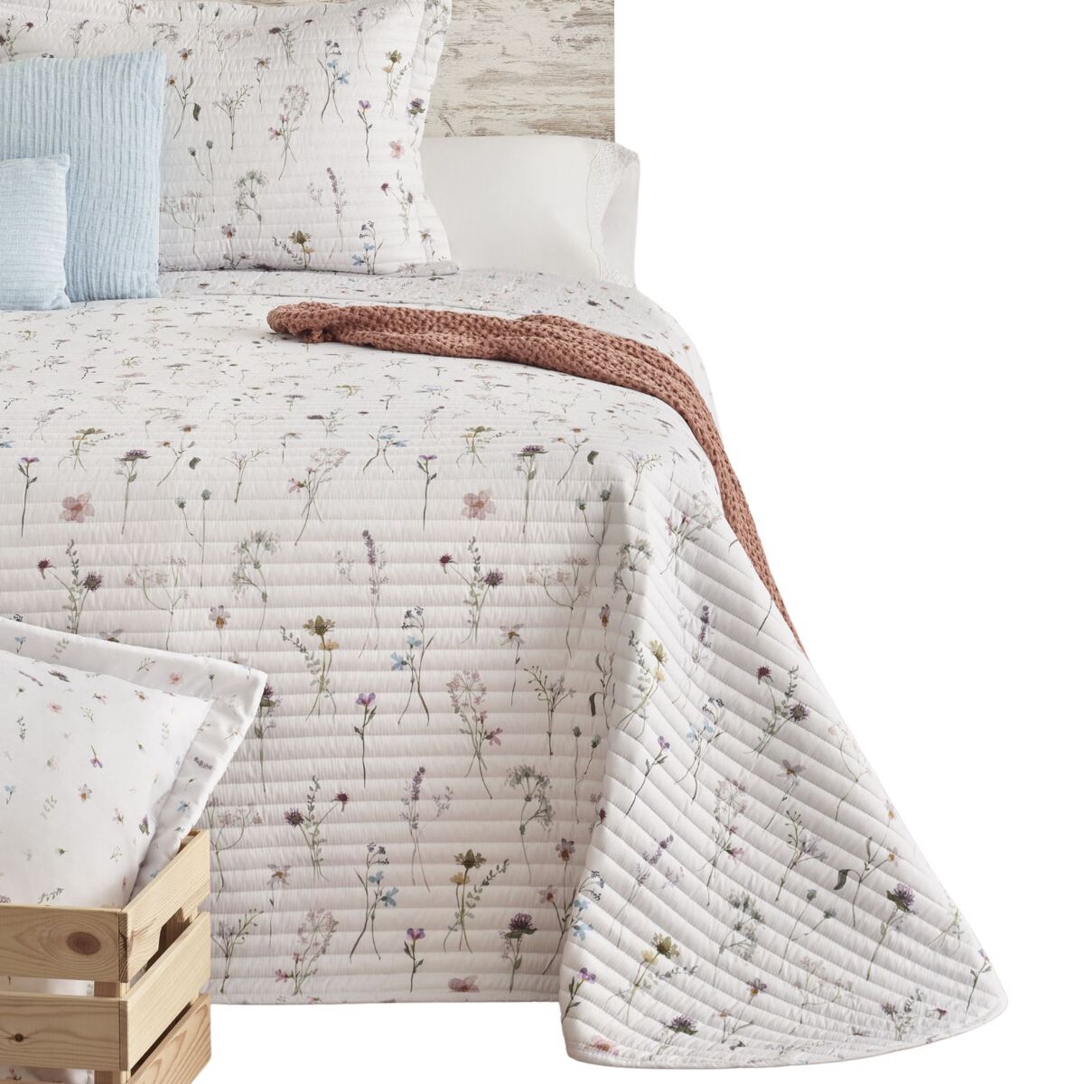Colcha bouti spring halis cama 90cm donegal collections