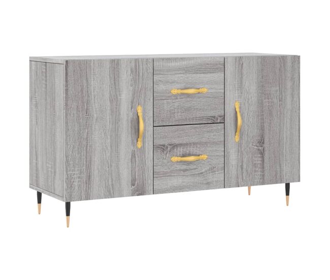 Vidaxl aparador 100x36x60 cm derivados de madeira cinzento sonoma
