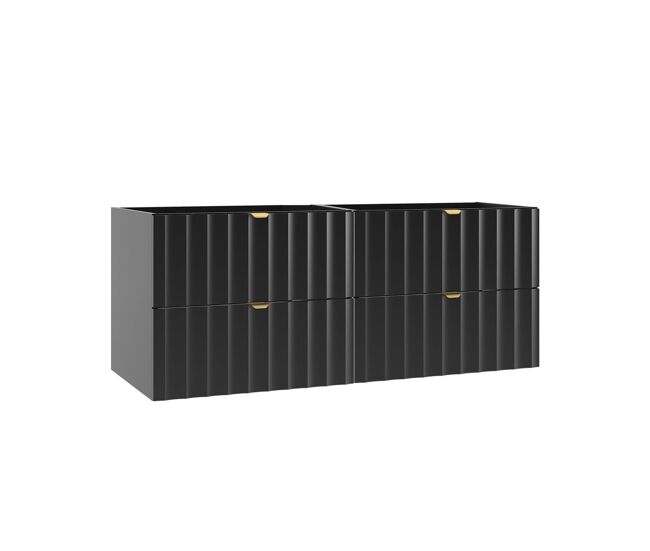 Móvel de toucador 120cm lexa preto