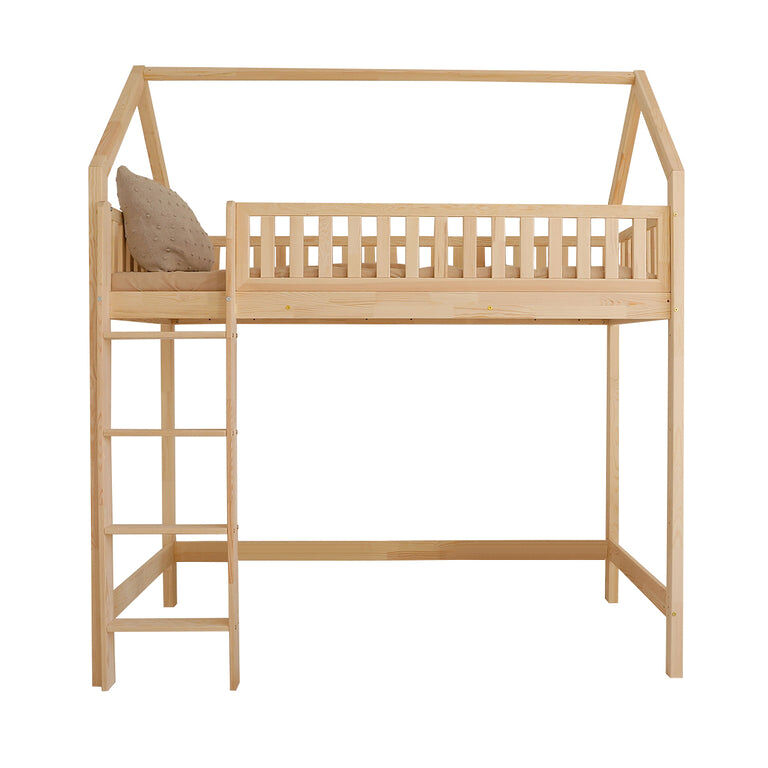 Cama de cabine de meia altura 90x190 com base de ripas incluída daisy bois