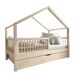 Cama de cabina barreira de molas e gaveta incluída Rosalie 199x99 Cama de cabina barreira de molas e gaveta incluída Rosalie 199x99 Madeira