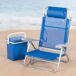 Aktive Pack de 2 cadeiras de praia dobráveis e reclináveis Aktive Pack de 2 cadeiras de praia dobráveis e reclináveis Azul