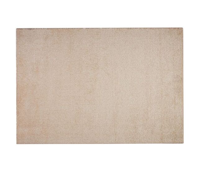 Tapete liso ambihome kind 02 - taupe, pelo baixo, 160x230cm