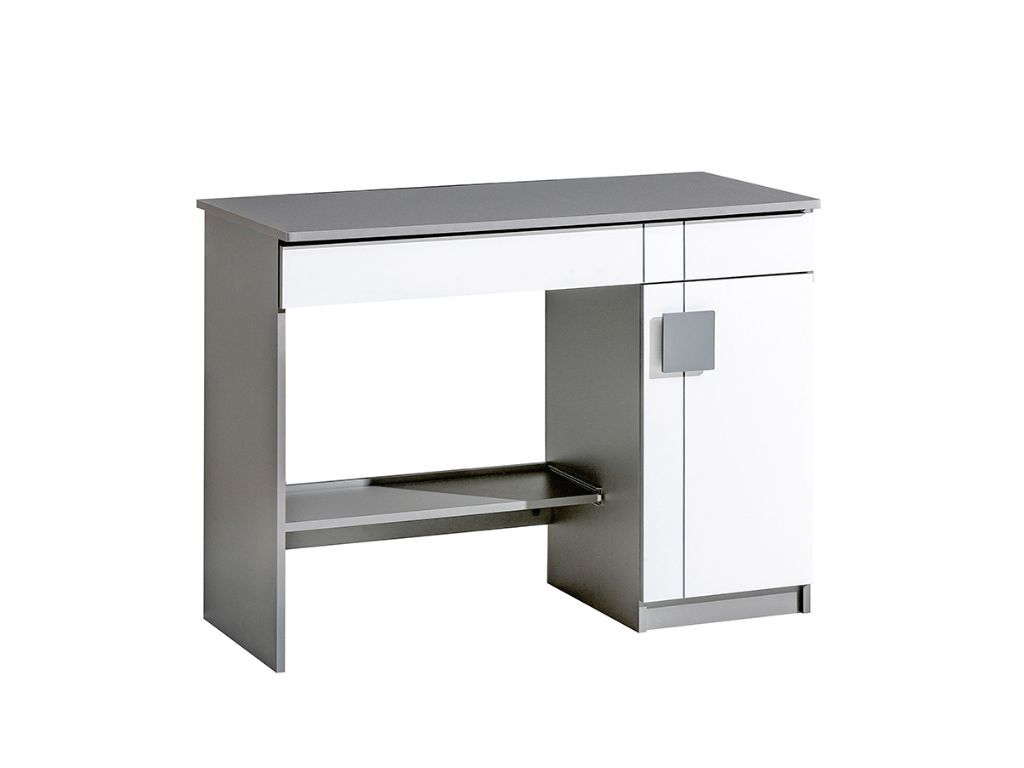 Secretária ambihome mayor - branco/antracite, c110xp55xa79cm