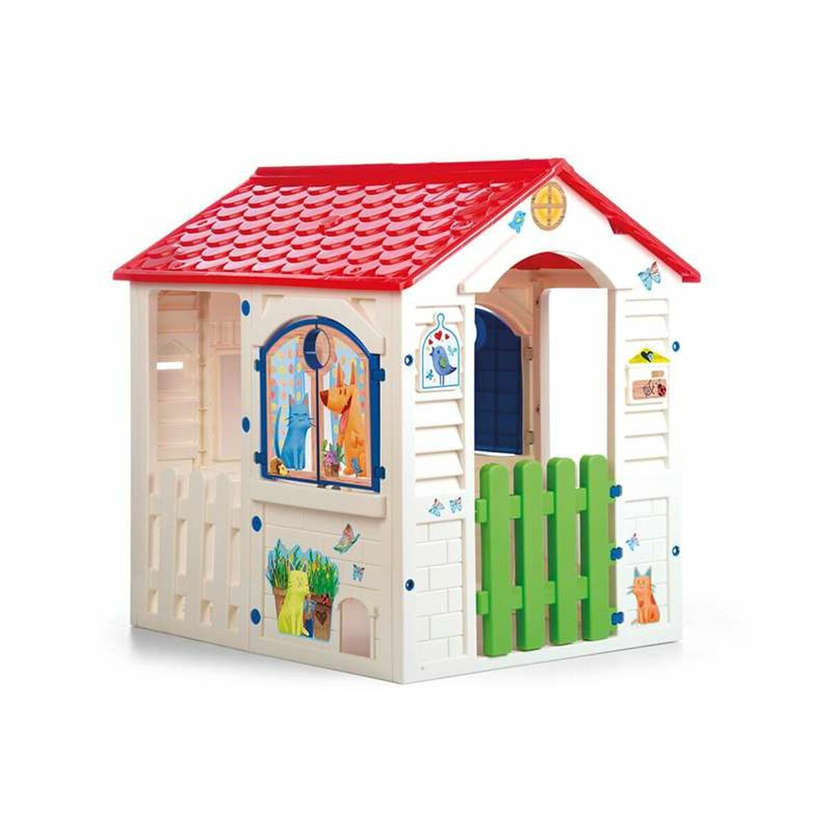 Casa infantil de brincar chicos country cottage 84 x 103 x 104 cm