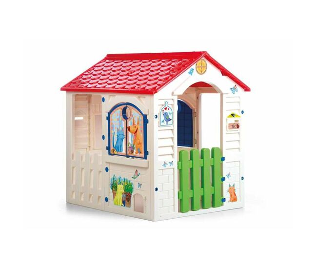 Casa infantil de brincar chicos country cottage 84 x 103 x 104 cm