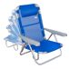 Aktive Pack 2 cadeiras de praia dobráveis multiposição Aktive Pack 2 cadeiras de praia dobráveis multiposição Azul