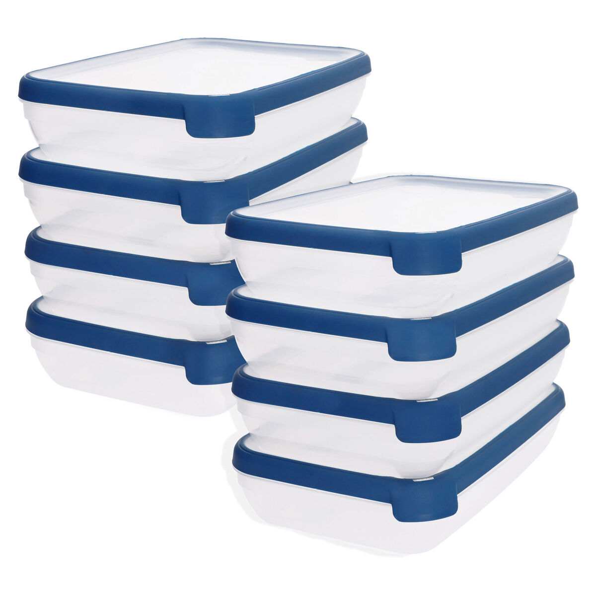 Curver Pack 8 recipientes herméticos (2,6L)